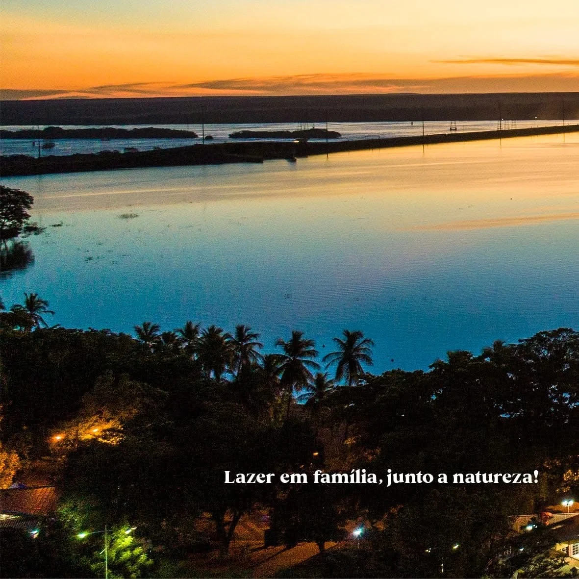 Lazer em família junto à natureza em Ilha Solteira
